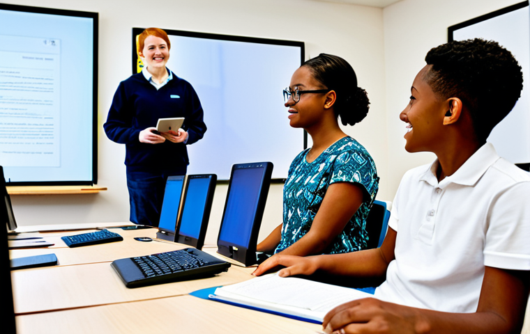 디지털 공유지의 지속 가능성 - **Open Source Developer at Work:** "A software developer in a modern, well-lit workspace, focused on...