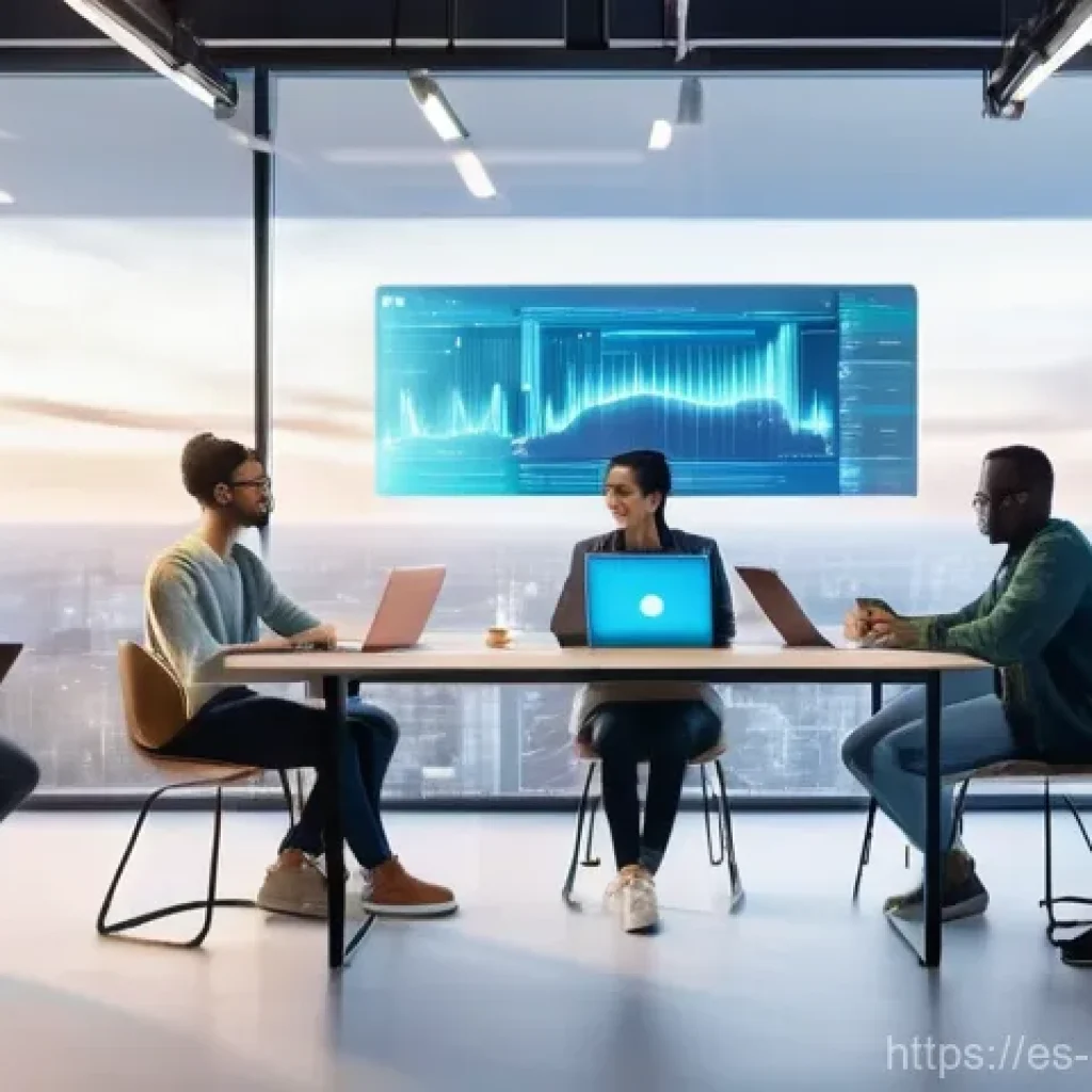 디지털 공유지의 정의와 유형 - **Prompt:** A vibrant, optimistic scene depicting "The Heartbeat of Collaboration." Focus on a diver...