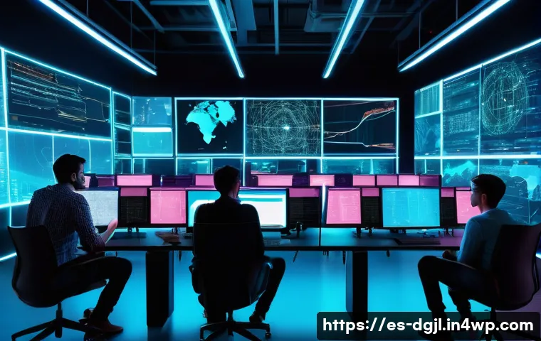 디지털 공유지의 사용 사례 분석 - **Prompt 1: Global Open Source Collaboration**
    "A vibrant, wide-angle shot depicting a diverse g...