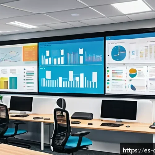 Home 17 디지털 공유지와 공동 창작 문화 - A vibrant digital workspace scene featuring a diverse group of professionals collaborating online us...