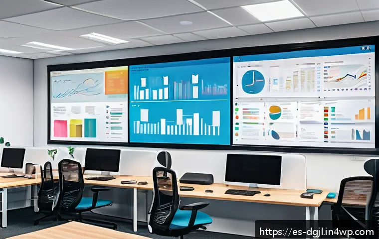 디지털 공유지와 공동 창작 문화 - A vibrant digital workspace scene featuring a diverse group of professionals collaborating online us...